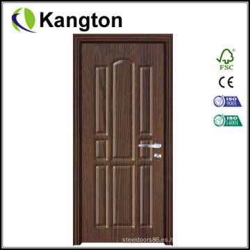 Puerta interior económica del PVC MDF (puerta del PVC del MDF)